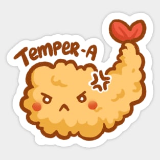 Temper-a Sticker